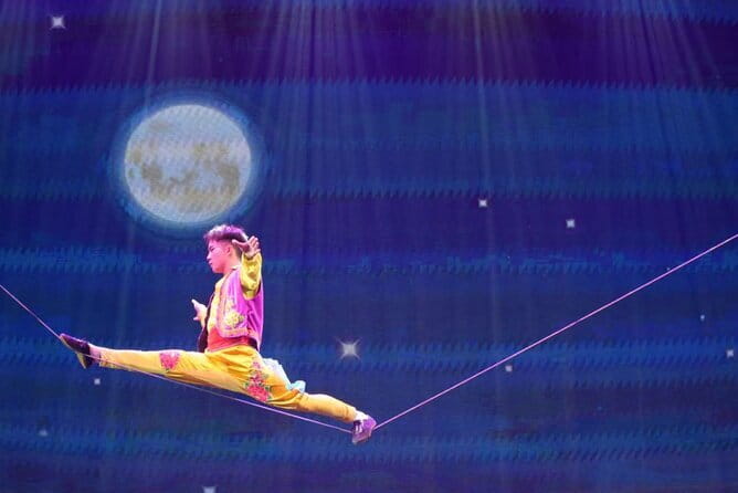 Beijing Acrobatic Show in Red Theater with Guide and Transfer - The one-hour show, gravity defying moments and music you can follow