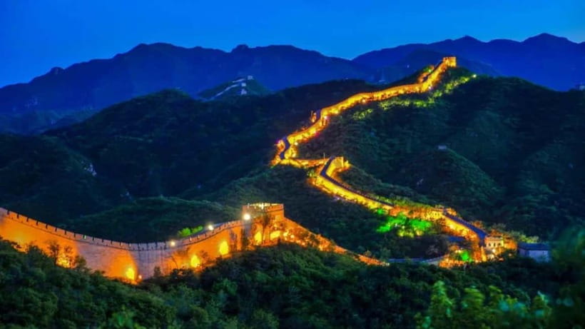 Beijing:Badaling Night Great Wall Ticket, Tour & Show - North and South Fourth Towers: what access you get after dark