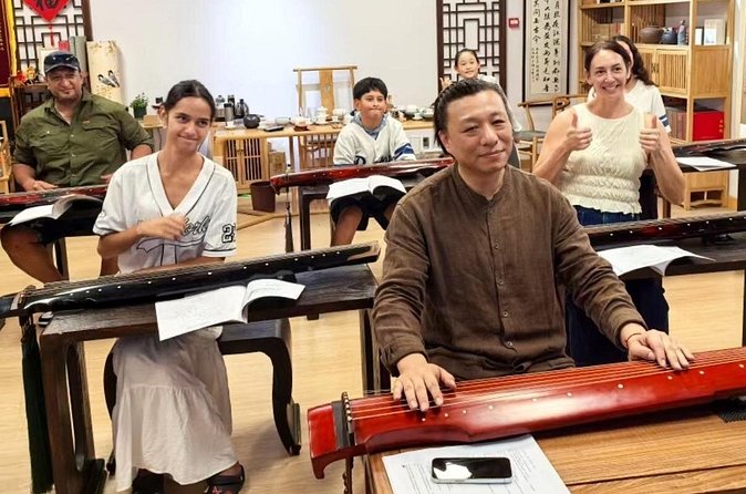 Beijing Culture: Tea Ceremony, Heritage Instrument & Calligraphy - Guqin Lessons, From Live Melody to Your Own Fingers