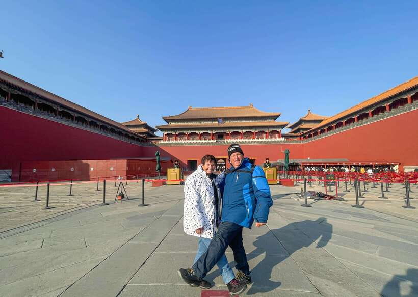 Beijing: Forbidden City, Tian'anmen Square & Great Wall Trip - Entering the Forbidden City From Meridian Gate