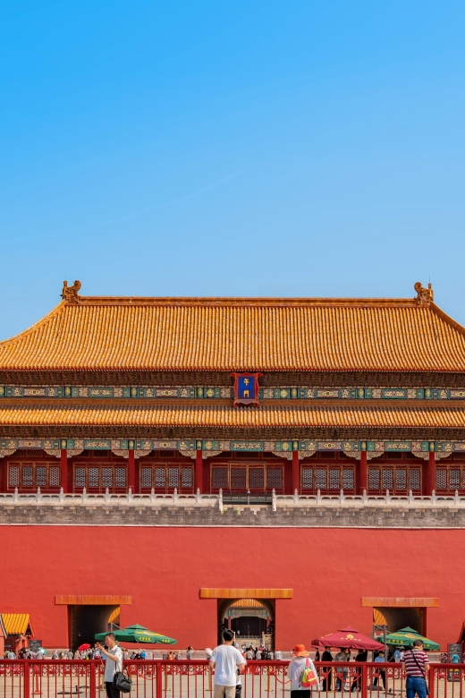 Beijing: Forbidden City Tour(Group/Private)-Tickets Included - From Tiananmen Gate to the Meridian Gate: how the palace route works