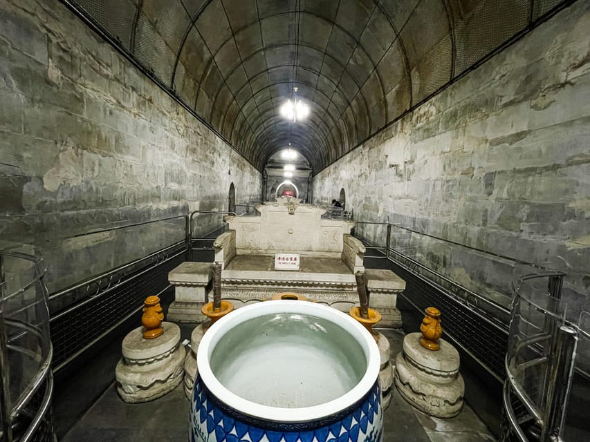Beijing: Great Wall and Ming Tomb All-inclusive Private Tour - The Sacred Way add-on, white marble guardians in a straight line