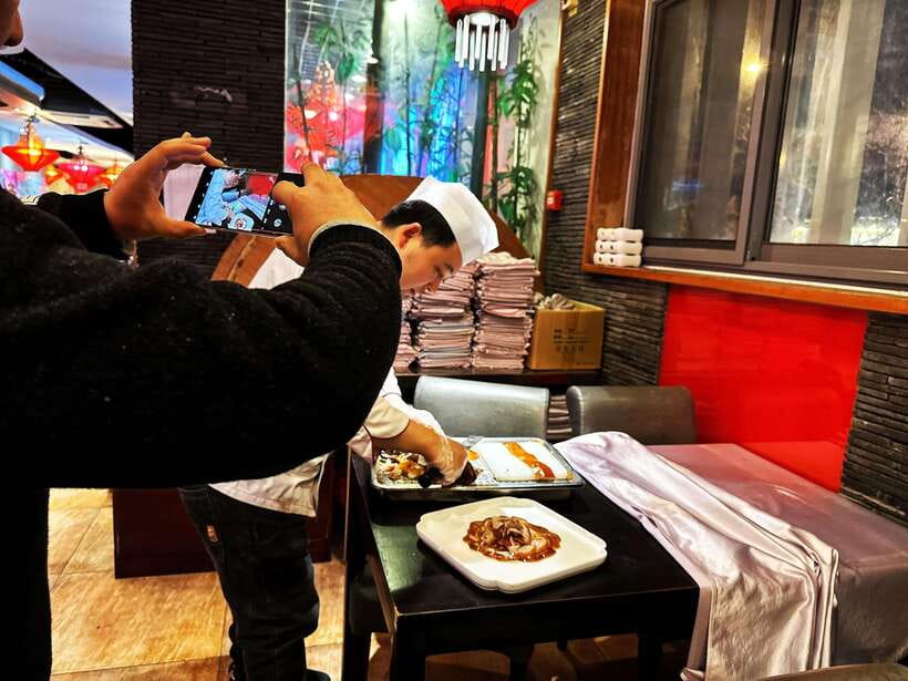 Beijing Hutong Food Crawl Delights: Peking duck, Hotpot&More - Peking duck first, because it sets the standard