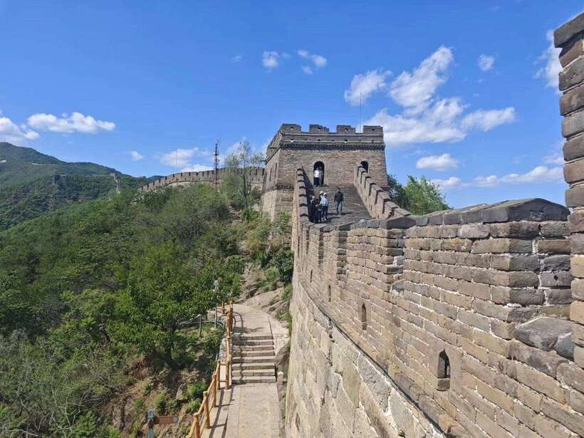Beijing: Mutianyu Great Wall and Summer Palace Private Tour - Entering Mutianyu Great Wall: Less Crowded, More Stair Steepness