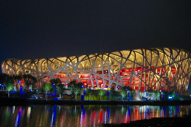 Beijing Private Nighttime Sightseeing Tour w/ Transfer - Stop 5: Beijing National Stadium, Birds Nest (30 minutes)