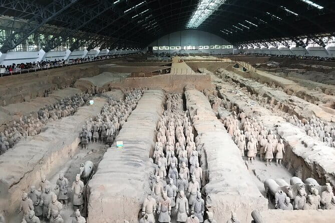 Beijing Private Tour: Xi'an Terracotta Warriors by Bullet Train - The Museum of Qin Terra-cotta Warriors: pits 1, 2, and 3 in a short window