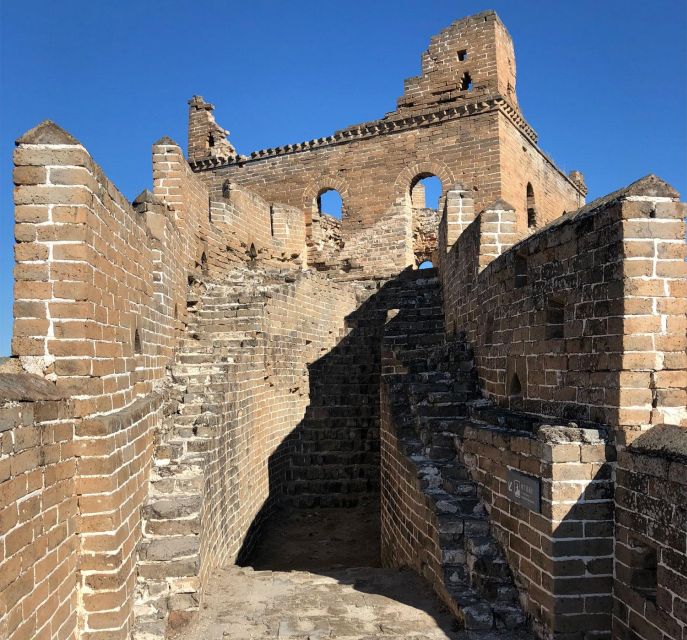 Great Wall Jinshanling To Simatai West Hiking Private Tour - Jinshanling West start: Brick Crenel entry and the first stair test