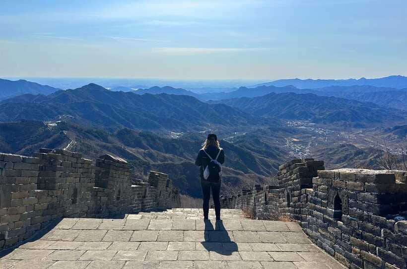 Mutianyu Great Wall 5-KM Guided Hike with Uphill Cable Car - Downhill options: internal shuttles first, toboggan if you want it