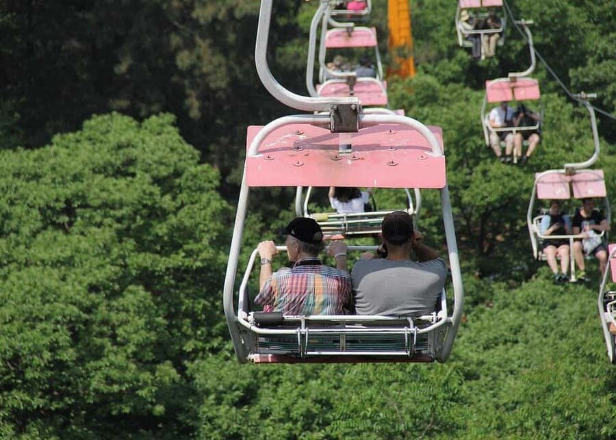 Mutianyu Great Wall Entry Ticket Chairlift Up Toboggan Slide - The internal shuttle bus: a small time-saver that matters