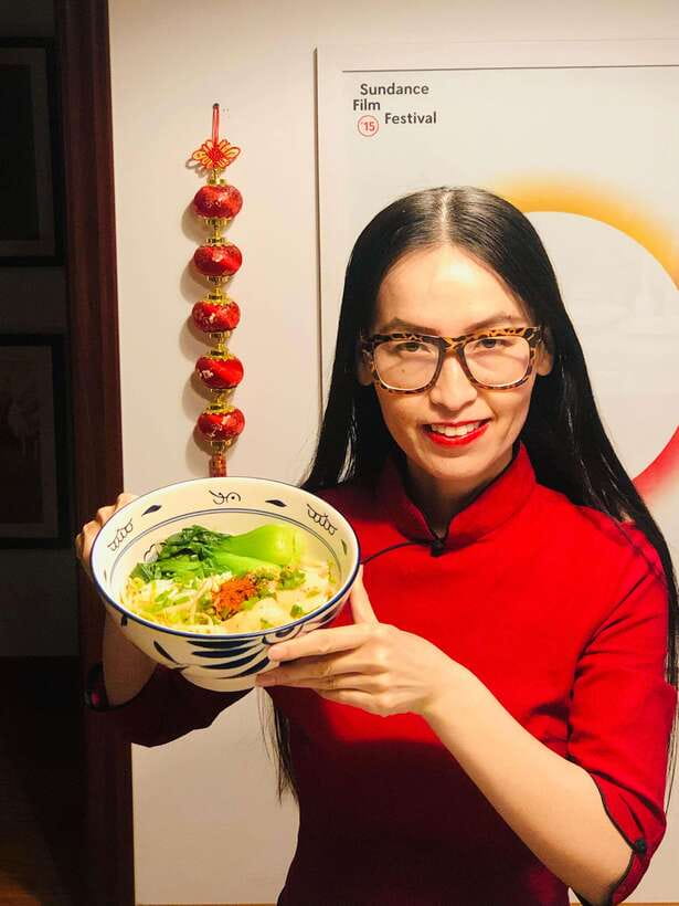 Online Cooking Class Hand Pulled Noodles by Sunflower Li - The Zoom setup, what you get, and how to avoid the usual tech chaos