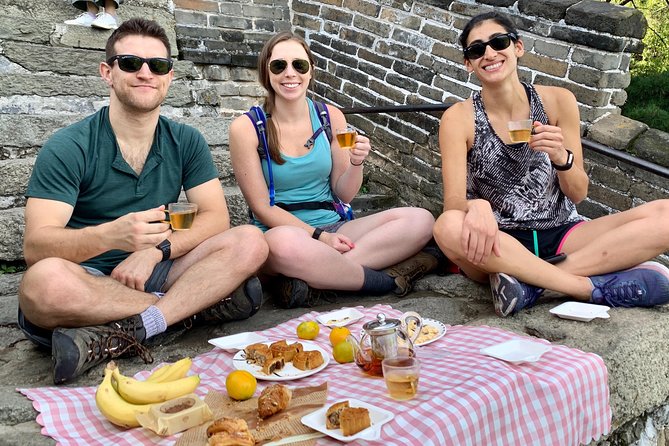 Private Day Trip to the Huanghuacheng Wild Great Wall with Picnic - The on-the-Wall picnic with champagne, snacks, and fruit
