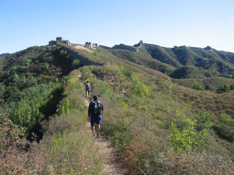 Self-guided challenging hiking from Jinshanling to Gubeikou - The Jinshanling section: brick steps, watchtowers, and stop-and-stare views