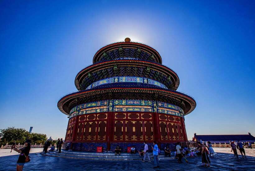 Temple Of Heaven Entrance Ticket Booking-Different Option - Getting there like a local: Metro Line 5, Exit A, 1-minute walk