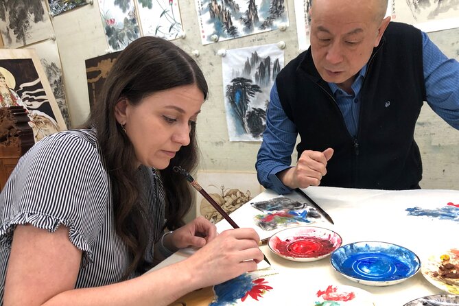 Water Color Class in Beijing - The Supplies and the Teacher Support You Get