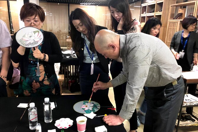 Water Color Class in Beijing - Your Custom Fan Keepsake, and What It Means